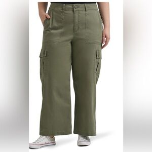 NWT Lee Heritage Loose Straight mid rise Mercantile green